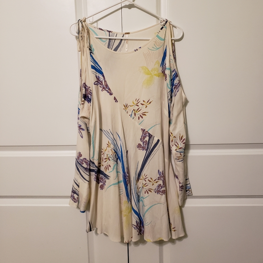 EUC Free People, XS, Cold Shoulder Flowy Mini Dress/Tunic - Picture 3 of 6